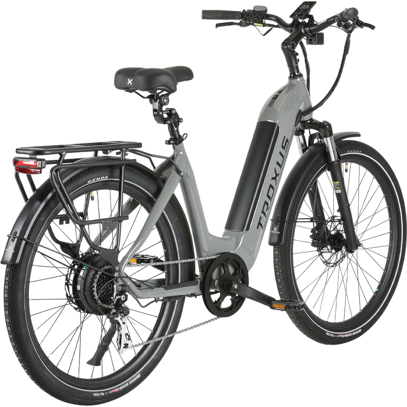 Trax 1.0 500W/15Ah Step-Thru, Trax 1.0 500W/15Ah Step-Thru back of bike