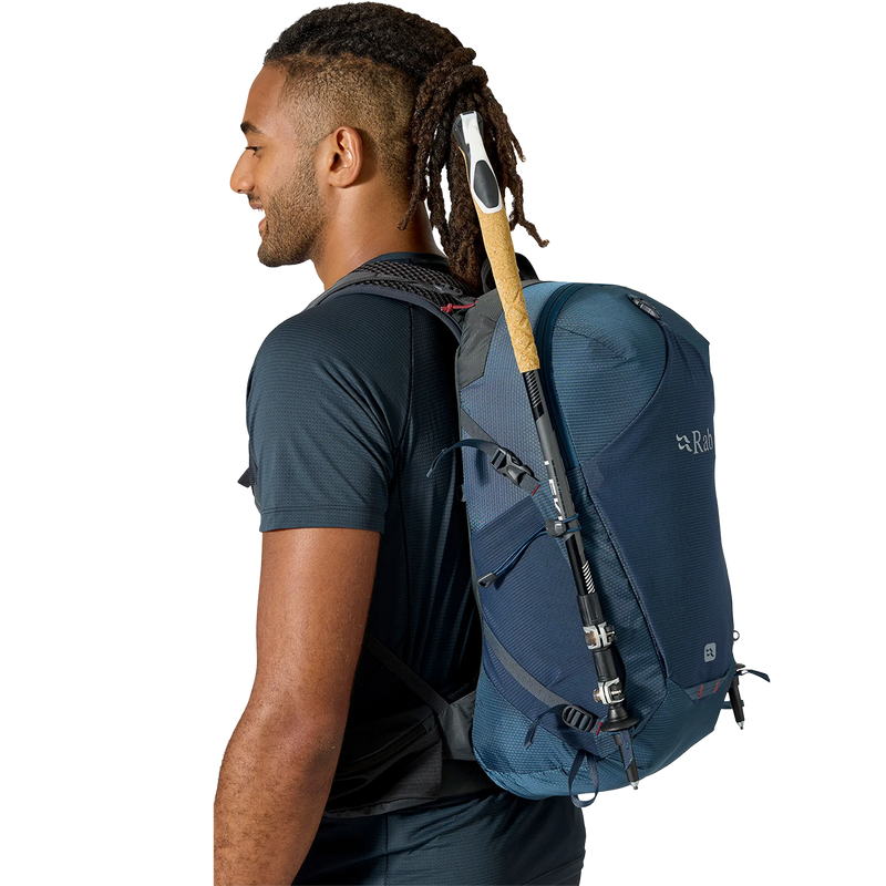 Protium 20, Rab Protium 20 alternate image left with trekking poles