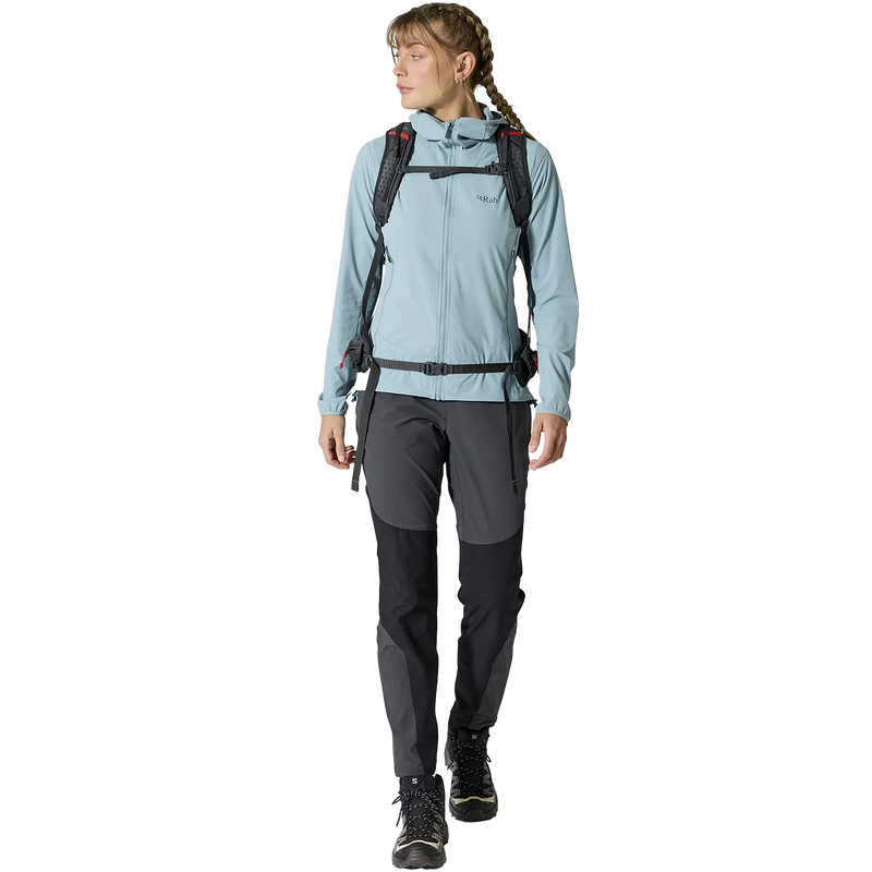 Women's Protium 18 ND, Rab Women's Protium 18 ND in MUL-Mulberry alternate image on model front