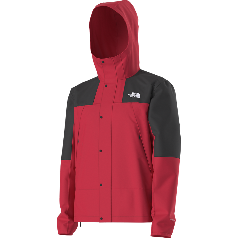 Men's Mountain Wind Jacket, The North Face Men's Mountain Wind Jacket in KZ3-TNF Red/TNF Black front left