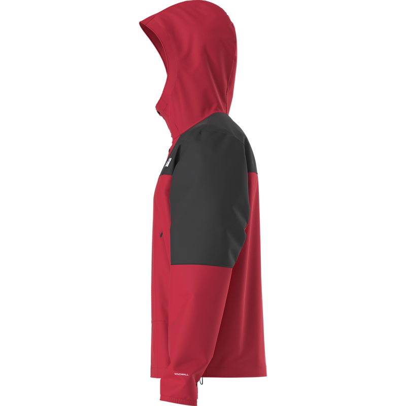 Men's Mountain Wind Jacket, The North Face Men's Mountain Wind Jacket in KZ3-TNF Red/TNF Black left