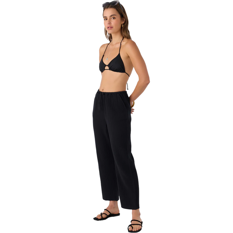Women's Brenda Pant, O'Neill Women's Brenda Pant in BLK-Black front left