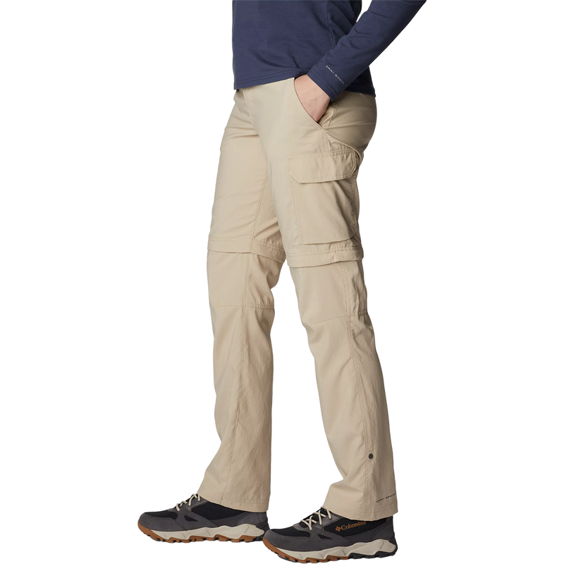 Women's Silver Ridge Utility Convertible Pant, Columbia Women's Silver Ridge Utility Convertible Pant in 271-Ancient Fossil left