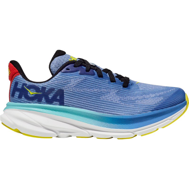 Hoka Youth Clifton 9 in VRTL-Virtual Blue