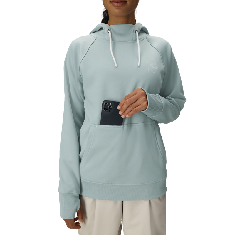 Women's Bonded Fleece Pullover Hoody, 686 Women's Bonded Fleece Pullover Hoody in DSMR Dusty Marine front