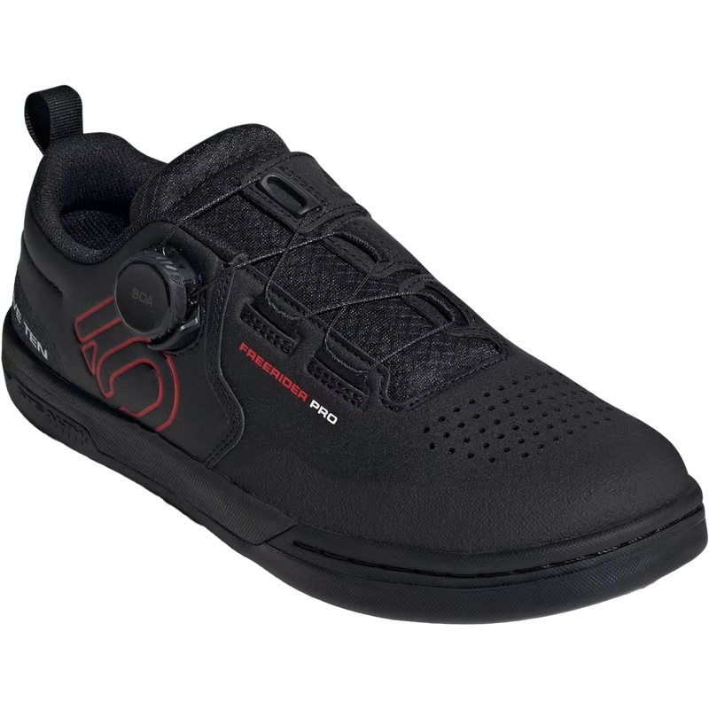 Freerider Pro Boa, Five Ten Freerider Pro Boa in Core Black/Red/Cloud White front right