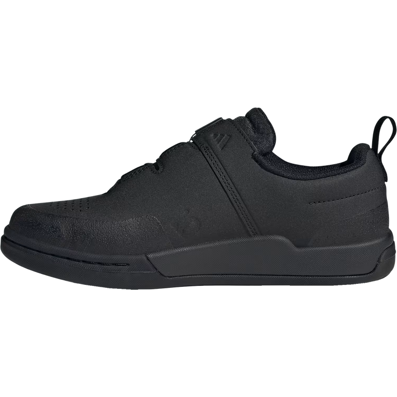 Women's Freerider Pro Boa, Five Ten Women's Freerider Pro Boa in Core Black/Linen Green/Cloud White inside right profile