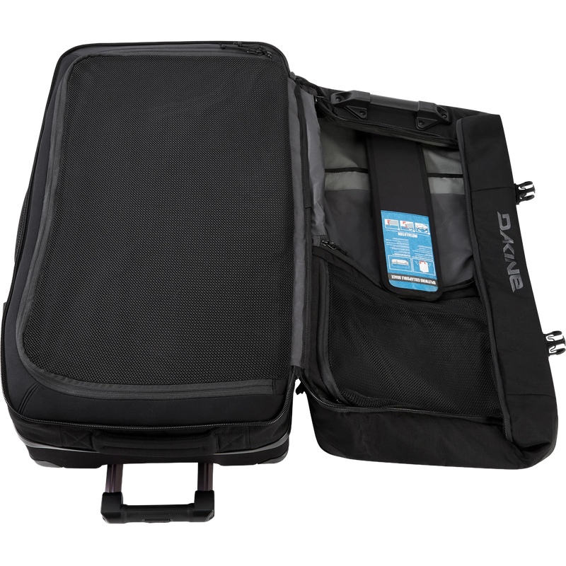 Split Roller 85L, DaKine Split Roller 85L in Black open