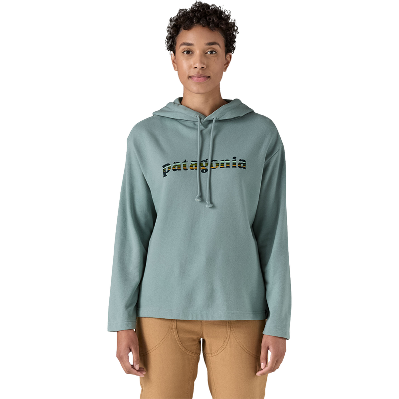 Women's Lightweight '73 Text Logo Wildrise Hoody, Patagonia Women's Lightweight '73 Text Logo Wildrise Hoody Front
