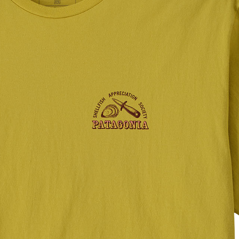 Men's Aquatic Action Organic T-Shirt, Patagonia Men's Aquatic Action Organic T-Shirt Chest Logo