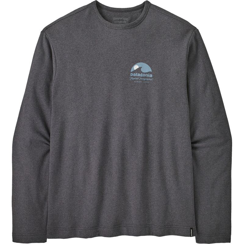 Men's Lightweight Applied Imagination Wildrise Crewneck, Patagonia Men's Lightweight Applied Imagination Wildrise Crewneck Front Logo