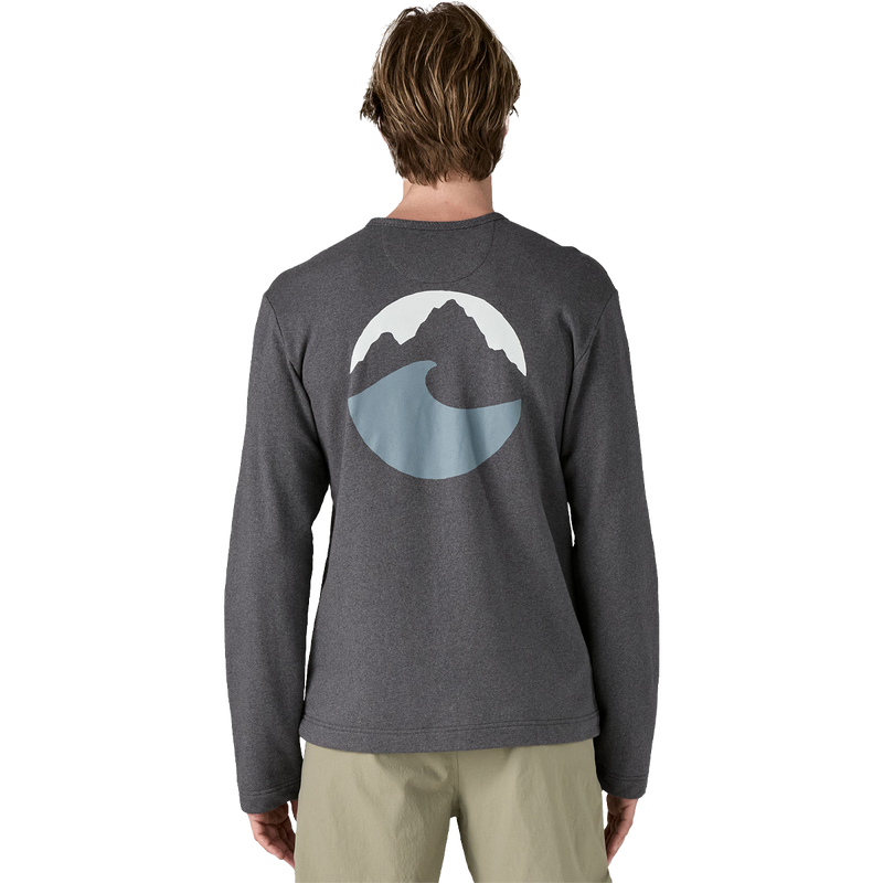 Men's Lightweight Applied Imagination Wildrise Crewneck, Patagonia Men's Lightweight Applied Imagination Wildrise Crewneck Back