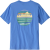 Patagonia Youth Skyline Stencil T-Shirt in Abundant Blue