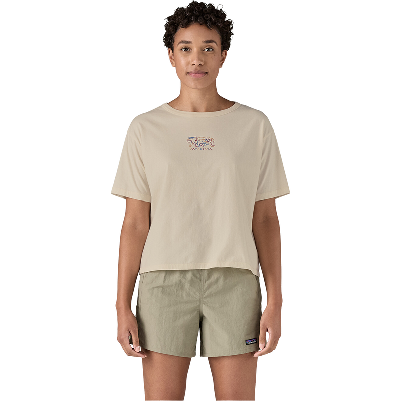 Women's Mutualism Easy-Cut Organic T-Shirt, Patagonia Women's Mutualism Easy-Cut Organic T-Shirt alternate image front