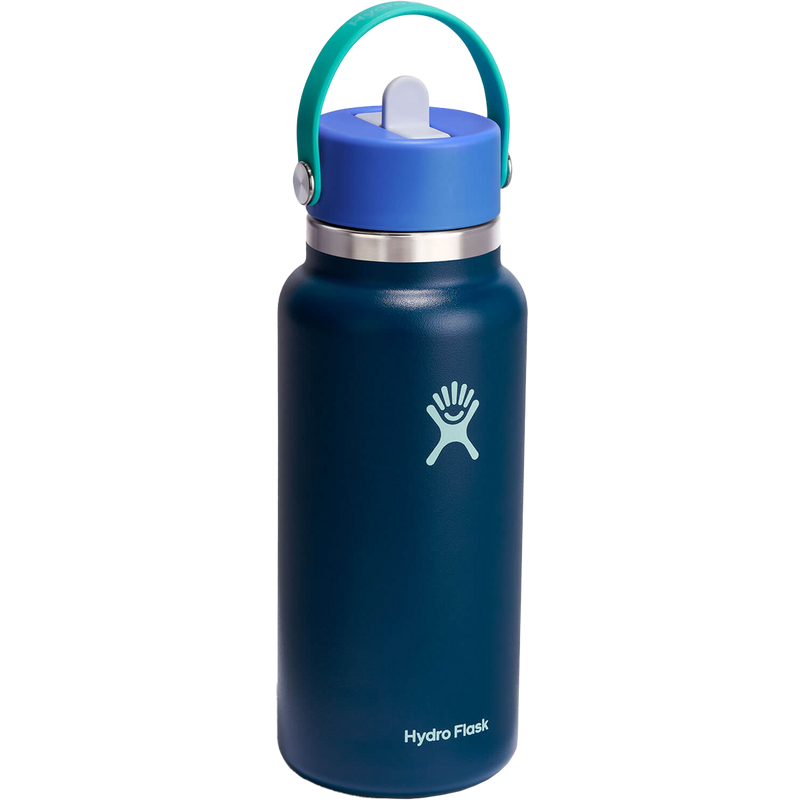 Remix 32 oz Wide Mouth with Flex Straw Cap, Hydro Flask Remix 32 oz Wide Mouth with Flex Straw Cap straw closed