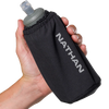 Nathan Pinnacle 18oz Insulated Soft Flask in Black reflective silver
