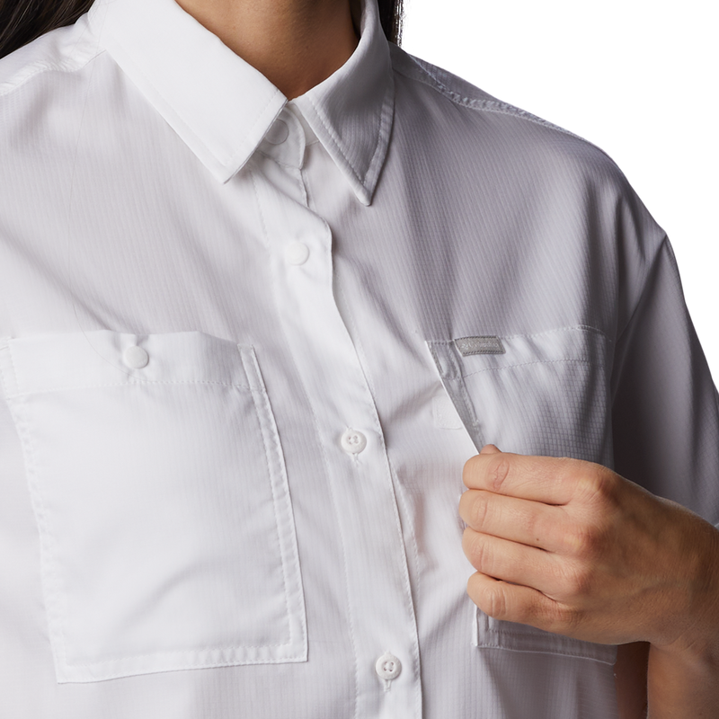 Women's Silver Ridge Utility Short Sleeve Shirt, Columbia Women's Silver Ridge Utility Short Sleeve Shirt chest pockets