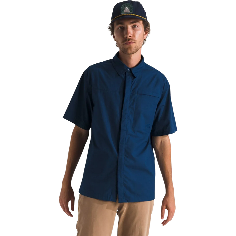 Men's Short Sleeve Heritage Shirt, The North Face Short Sleeve Heritage Shirt Front