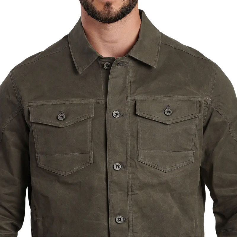 Men's Outlaw Waxed Jacket, Kuhl Men's Outlaw Waxed Jacket buttons