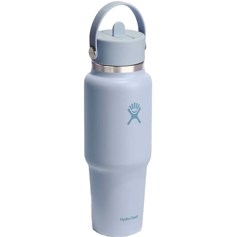 32 oz Wide Flex Straw Travel Bottle, Hydro Flask 32 oz Wide Mouth Travel Bottle with Flex Straw Cap side