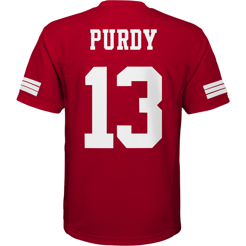 Youth 49ers Mid-Tier Jersey - Purdy, Outerstuff Youth 49ers Mid-Tier Jersey - Purdy back