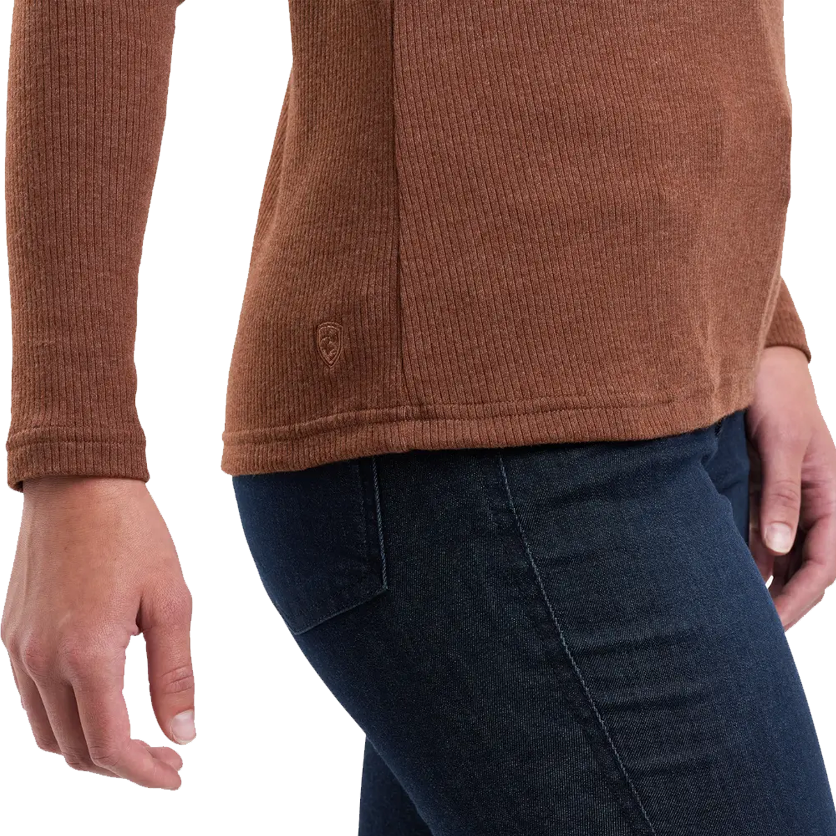 Women's Verona Ribbed Long Sleeve alternate view