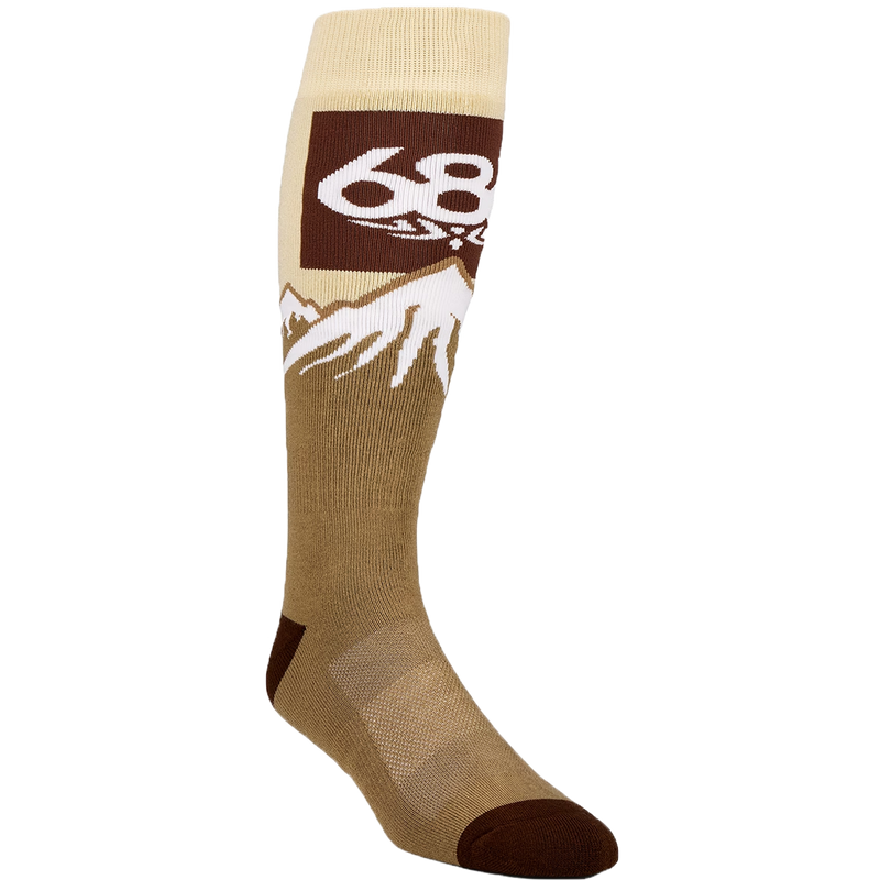 686 Men's Snow Caps Sock (3pk) in Assorted 2 in Cream