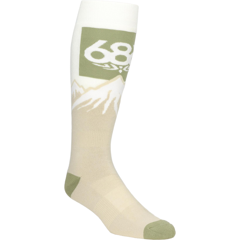 Snow Caps Sock (3pk), 686 Snow Caps Sock (3pk) tan