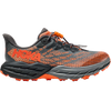 Hoka Youth Speedgoat 5 in Castlerock/Vibrant Orange