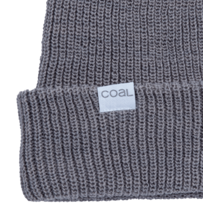The Stanley, Coal Stanley Soft Knit Cuff Beanie label