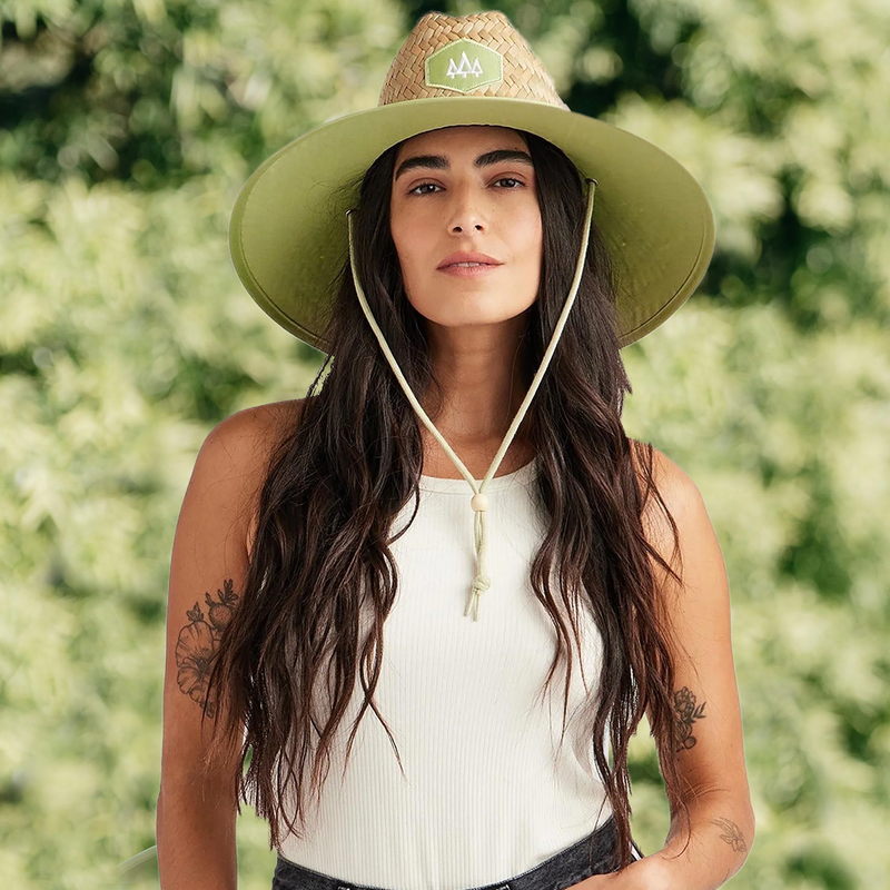 Women's UPF 50 Lifeguard, Hemlock Hats Women's UPF 50 Lifeguard front
