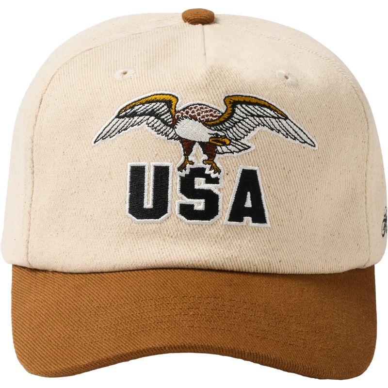 Men's USA Baseball Hat, Hemlock Hats Men's USA Baseball Hat Front