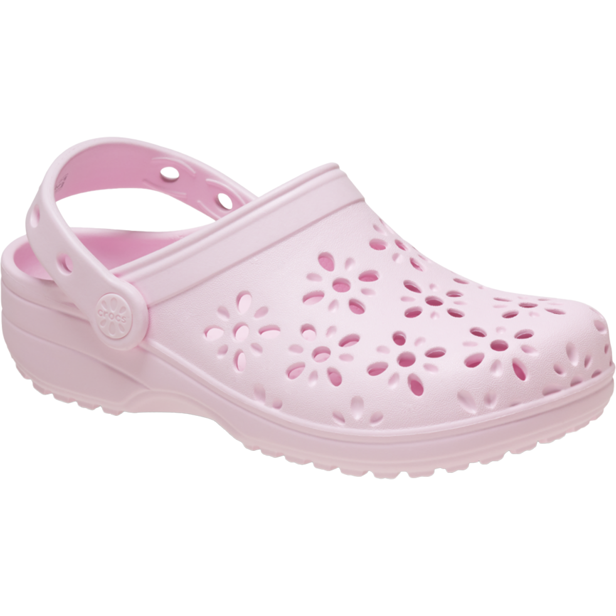 Youth Toddler Classic Floral Cut Out Clog alternate view