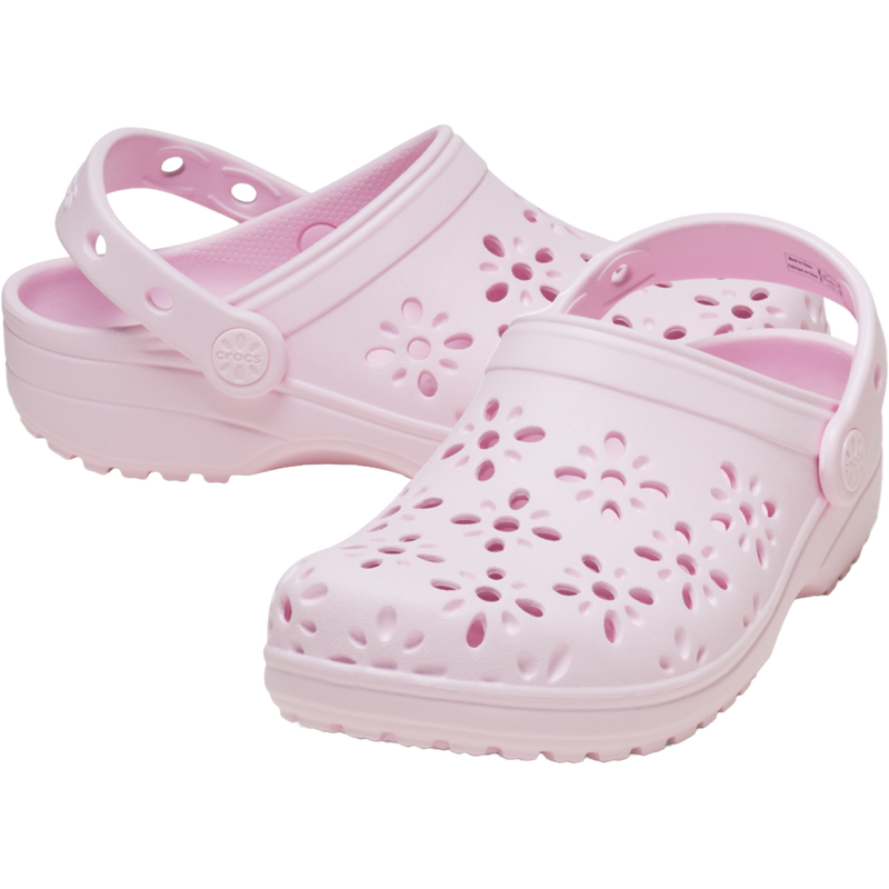 Youth Toddler Classic Floral Cut Out Clog