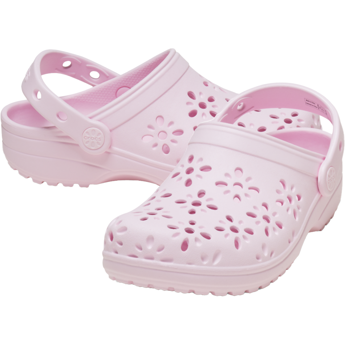 Youth Toddler Classic Floral Cut Out Clog alternate view