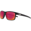 Matte Black/Polarized Red Mirror