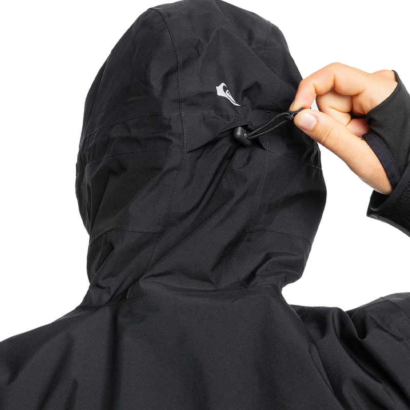 Men's Mission Gore-Tex Jacket, Quiksilver Men's Mission Gore-Tex Jacket hood cinch