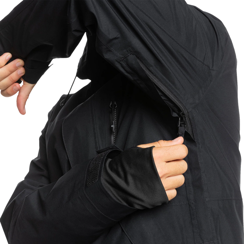 Men's Mission Gore-Tex Jacket, Quiksilver Men's Mission Gore-Tex Jacket pit vent