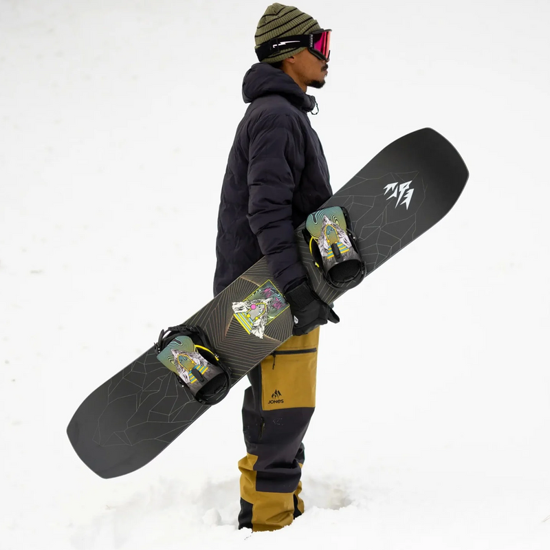 Mountain Twin, Jones Snowboards Mountain Twin in hand