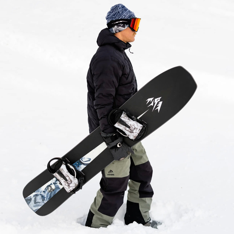 Mind Expander, Jones Snowboards Mind Expander in hand