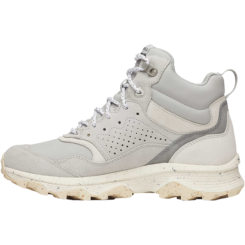Women's Speed Solo MXD Mid Waterproof, Merrell Women's Speed Solo MXD Mid WP in Pigeon inside right profile