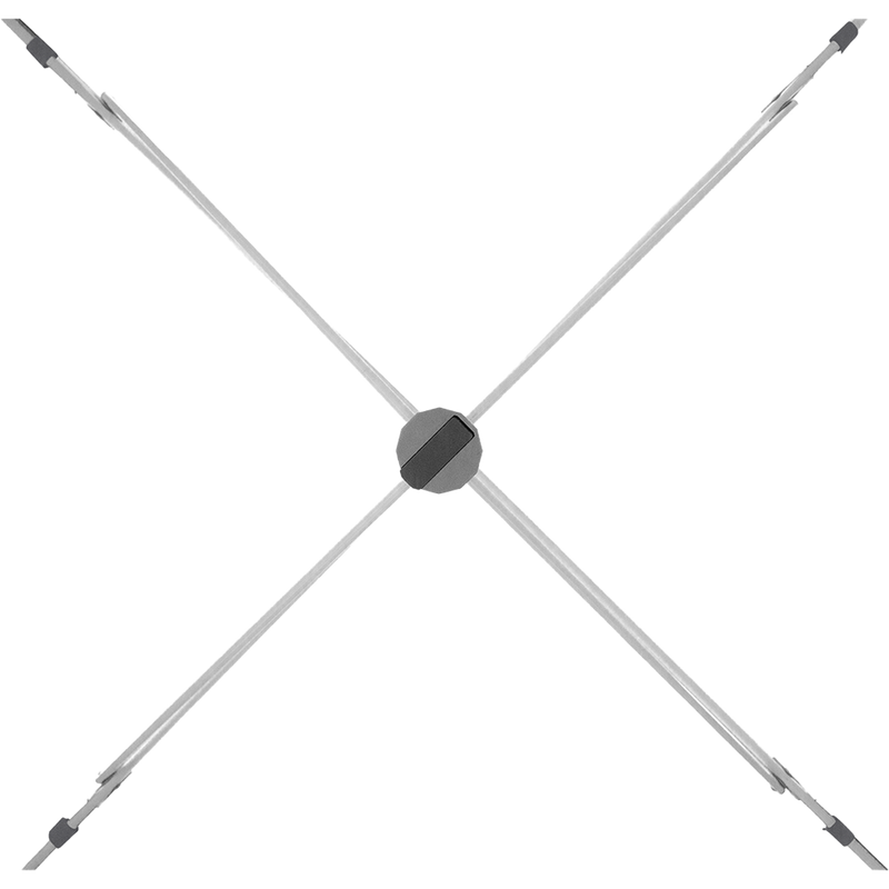 Patriot 10x10, EZUP Patriot 10x10 in White looking up view and bars detail