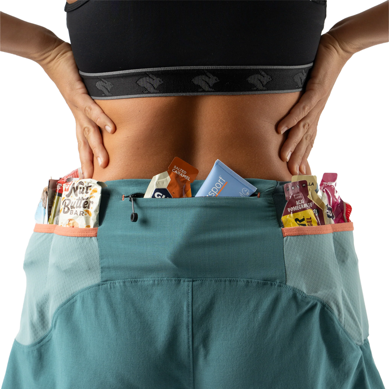 Women's FKT 4" Short, Rabbit Women's FKT 4" Short Back Pocket