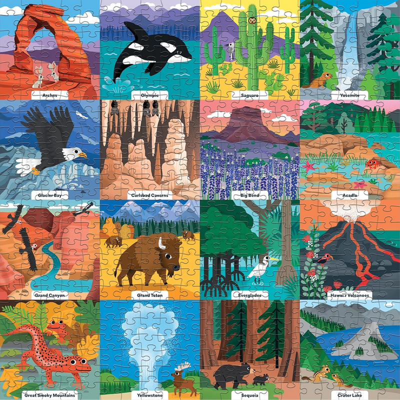 Mudpuppy Little Park Ranger 500 Piece Family Puzzle, Chronicle Books Mudpuppy Little Park Ranger 500 Piece Family Puzzle finished