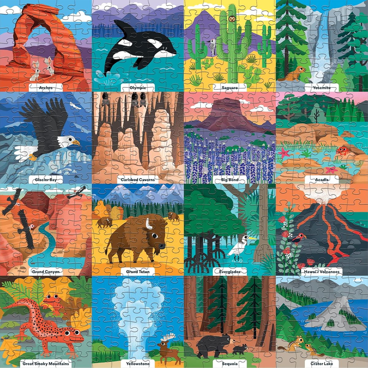 Mudpuppy Little Park Ranger 500 Piece Family Puzzle alternate view