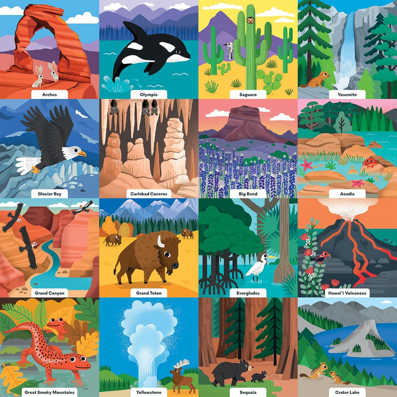 Mudpuppy Little Park Ranger 500 Piece Family Puzzle, Chronicle Books Mudpuppy Little Park Ranger 500 Piece Family Puzzle guide image