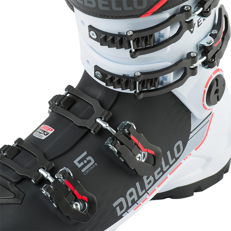 Veloce 90 MV, Dalbello Sports Veloce 90 MV in Polar Black lower buckles