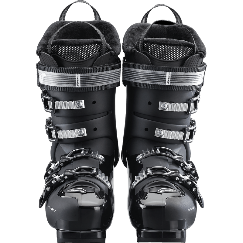 Women's Speedmachine 3 85, Nordica Women's Speedmachine 3 85 in Black/White/Rose pair front