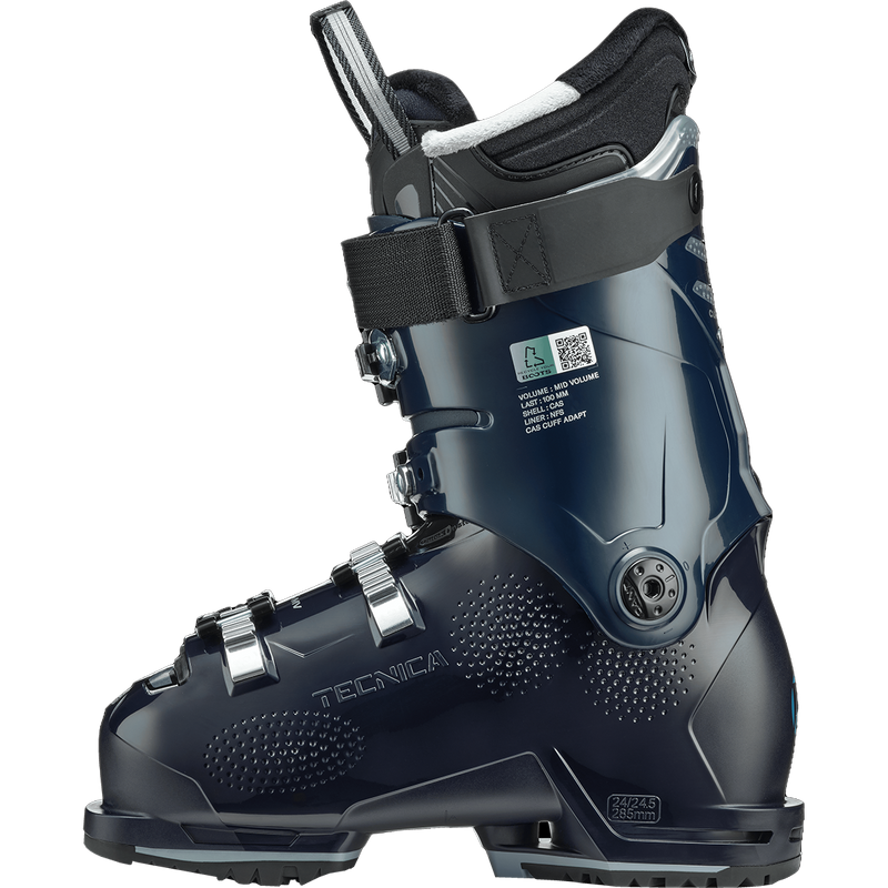 Women's Mach Sport MV 85, Tecnica Women's Mach Sport MV 85 in Ink Blue inside profile