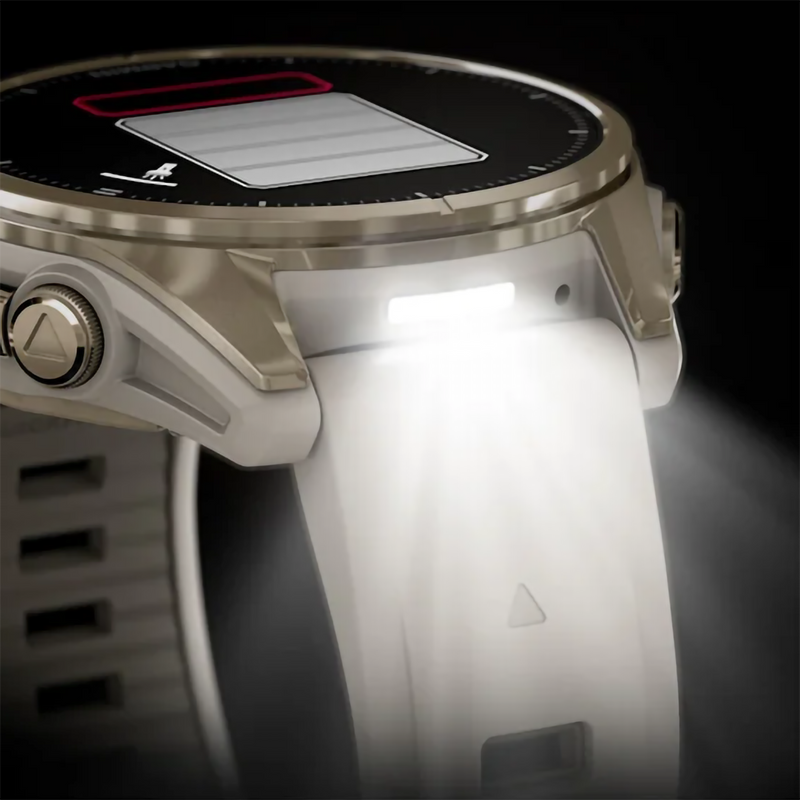 Fenix 8 Sapphire 43mm Amoled - Soft Gold, Garmin Fenix 8 Sapphire 43mm Amoled - Soft Gold LED flashlight